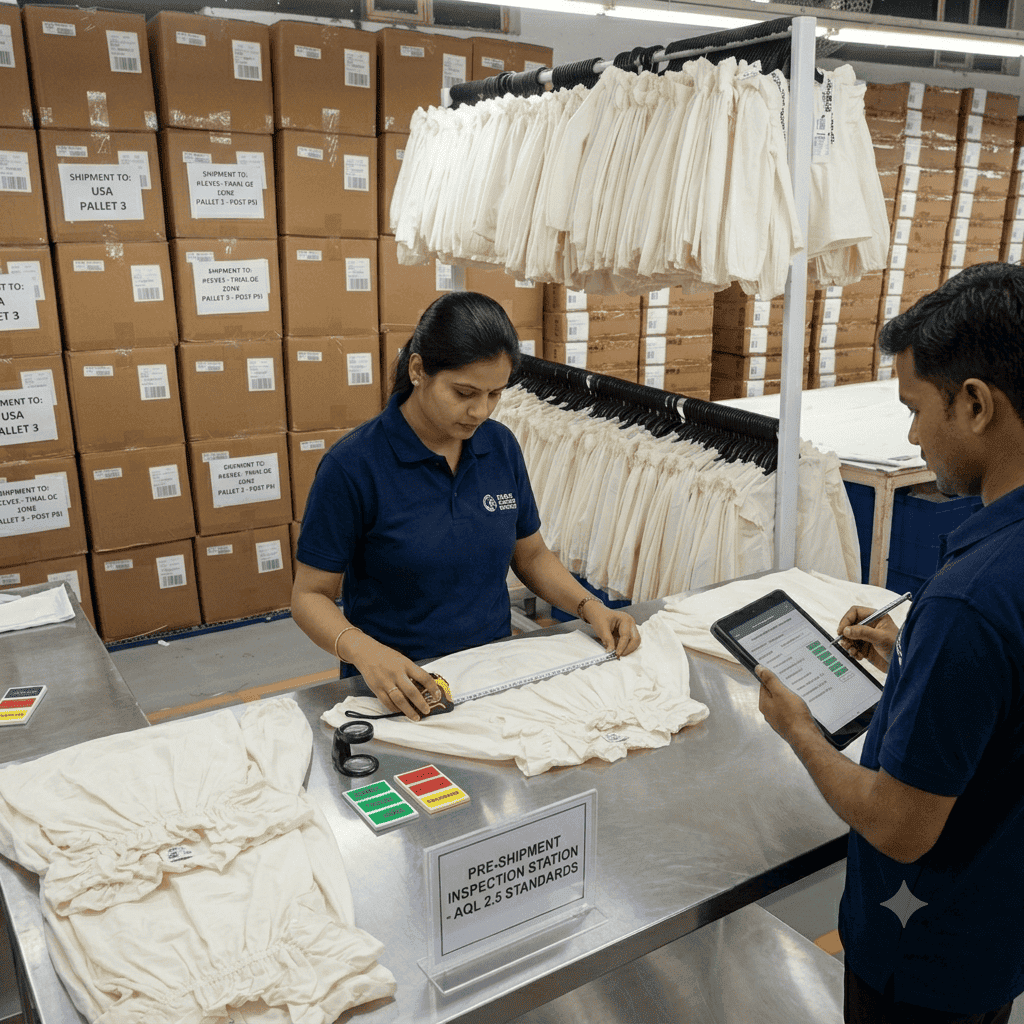 Pre-shipment inspection